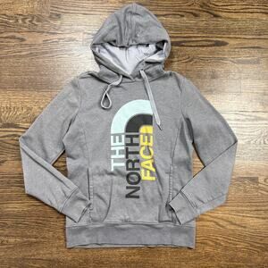 The North Face‎ Trivert Pullover Hoodie Womens Small Gray Half Dome Pockets